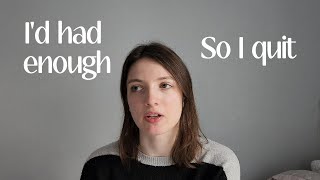 I Quit My Toxic Job