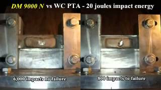 DM 9000 N vs WC PTA Impact Test