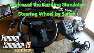 Review of the Farming Simulator Steering Wheel by Saitek MadCatz