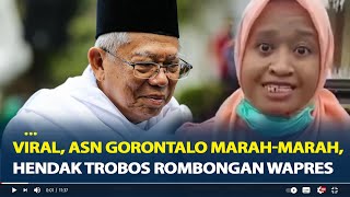 Viral, ASN  di Gorontalo Marah-Marah, Hendak Trobos Rombongan Wapres