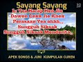 Kumpulan Curen ; Sayang Sayang karaoke full original version #laguoa