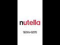 nutella historical logos