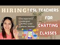 NON-VOICE: CHAT-BASED ESL TEACHER | HOMEBASED JOB | HIRING ESL COMPANIES | ONLINE JOB PHILIPPINES