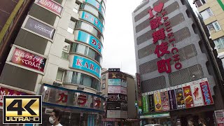 [東京散歩4K]新宿歌舞伎町＆新宿駅東口周辺を散歩 (Aug,2021)