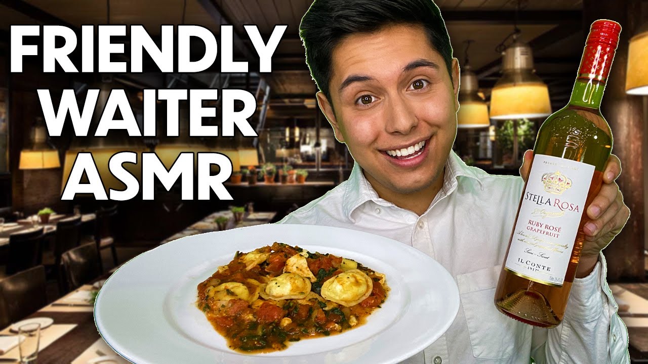Asmr Friendly Waiter Role Play Youtube