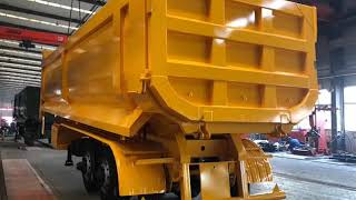 CIMC HUAJUN--4 axles tipper semi trailer