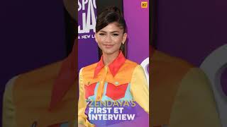 Watch Zendaya's FIRST ET Interview #shorts