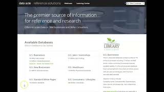 Find business and consumer data with Reference Solutions