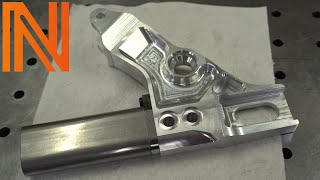 Desktop CNC swing arm aluminum parts making