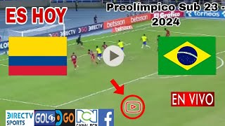 Colombia vs. Brasil en vivo, donde ver, a que hora juega Colombia vs. Brasil Preolímpico 2024