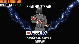 ULTIMATE ROYAL RANK PUSH AND CLASSIC FUN AAYO MAZE LETE HAI! BGMI LIVE WITH RIPPERYT!