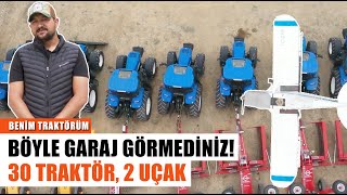 Böyle Garaj Görmediniz! 30 Traktör 2 Uçak! | Benim Traktörüm