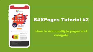 B4XPages 2 - Adding Multiple pages and navigating