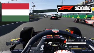 F1 2019 Keyboard | 25% Quick Race at Circuit Budapest | Hungaroring in Max Verstappen Red Bull