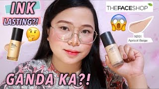 THE FACESHOP Ink Lasting Foundation Slim Fit + WEARTEST (HONEST REVIEW)