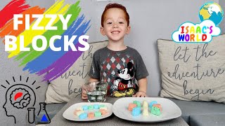 Fizzy Blocks Science Experiment! | Baking Soda Science Experiment for Kids!!