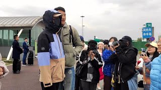 【2023.11.13】Tenzin arrived at Chengdu Airport (landscape view)  丁真抵达成都机场 北京飞成都 横屏饭拍