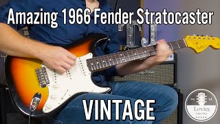 Vintage! - 1966 Fender Stratocaster - Sunburst! - Feels like an Early 60's!!