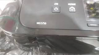 كيفية تغيير خرطوشة الحبر في طابعة canon MG5750