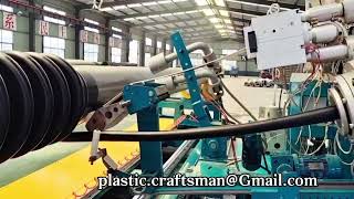 HDPE Krah Corrugated Pipe Extrusion Machine