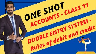 Double entry system - Rules of Debit and Credit | Class 11 | Accounts