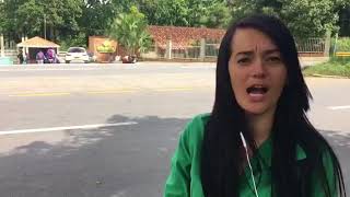 VIDEO: Se le salió el santandereano a esta periodista de Bucaramanga