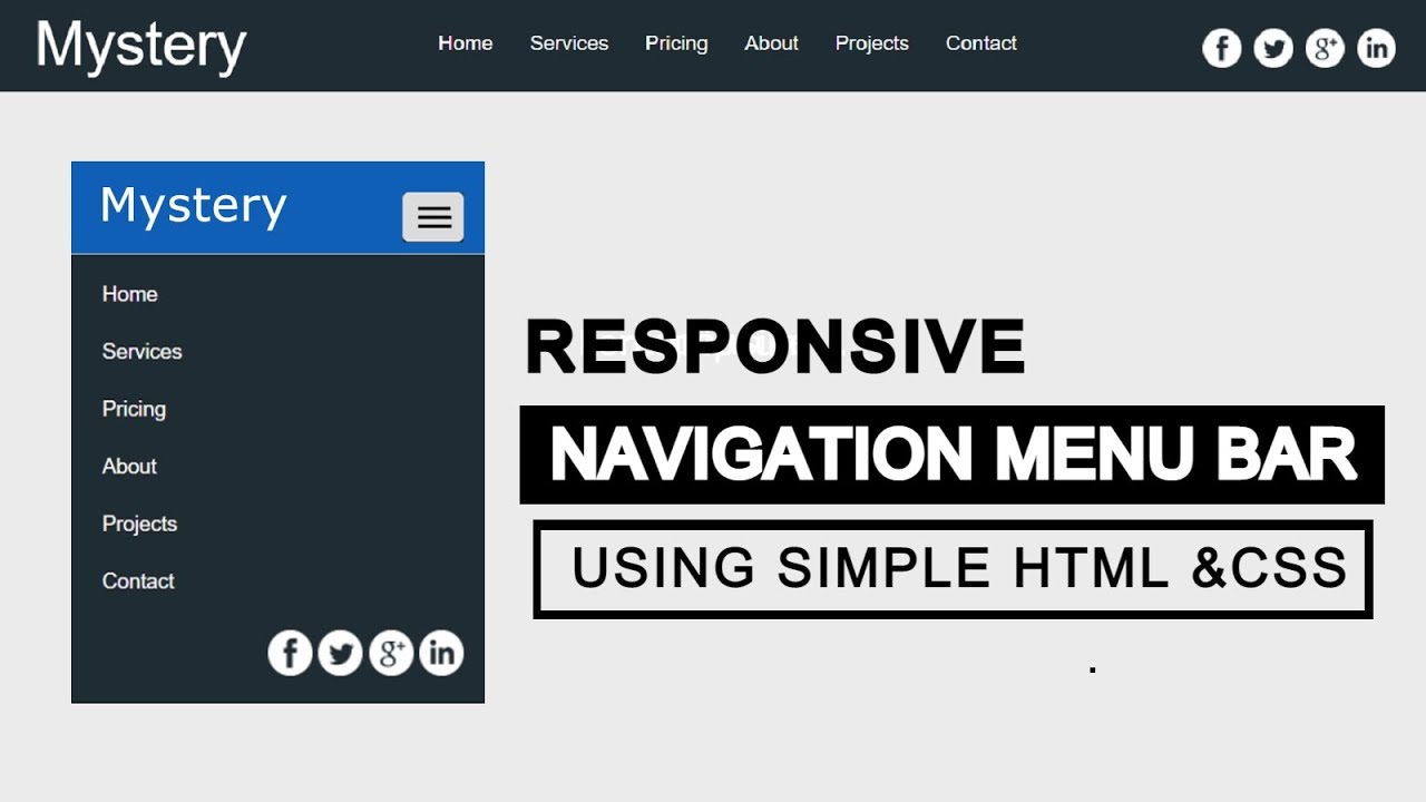 How To Create Vertical Navigation Bar In Html At Andrew Washington Blog