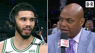 Jayson Tatum Talks Celtics Going Up 3-0 in Finals & Criticism From Media | NBA GameTime