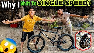 Why SINGLE SPEED is best?😱 | CYCLE STUNTS