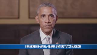 Frankreich-Wahl: Obama unterstützt Macron