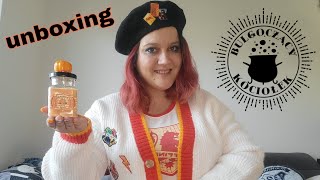 unboxing paczki Harry Potter  - Halloween z bulgoczący kociołek