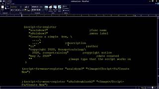 The way of script fu, automation in gimp, creating 2 transparent layers.