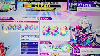 【CHUNITHM】Reverberate AJ(1,009,960) 手元