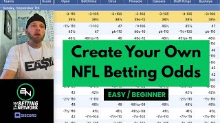 Create Your Own NFL Betting Odds | Beginner Level Strategy