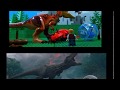 Jurassic world fallen kingdom in LEGO side by side version
