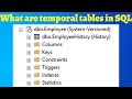 14 What are temporal tables in SQL | How to work with temporal tables in SQL