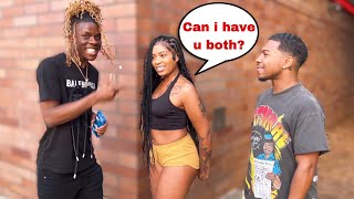 Who Would You Take Home 😋👩‍❤️‍💋‍👨 DREADS or WAVES? Atlanta Public Interview Ft. Deshae Frost!