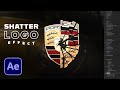 After Effects LOGO ANIMATION Tutorial | SHATTER Logo Animation No Plug-Ins