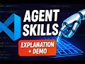Agent Skills in VS Code 🤯 | GitHub Copilot & Anthropic Skills (Live Demo)
