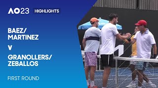 Baez/David Martinez v Granollers/Zeballos Highlights | Australian Open 2023 First Round