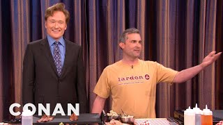 Jerry Crowley's Bacon Cooking Demo | CONAN on TBS