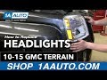 How to Replace Headlight 10-15 GMC Terrain