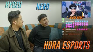 JUNIOR REACTS  HORAA ESPORTS  CONTENT CREATORS REVEAL LIVE