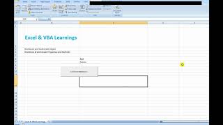 Introduction to VBA Objects & Methods