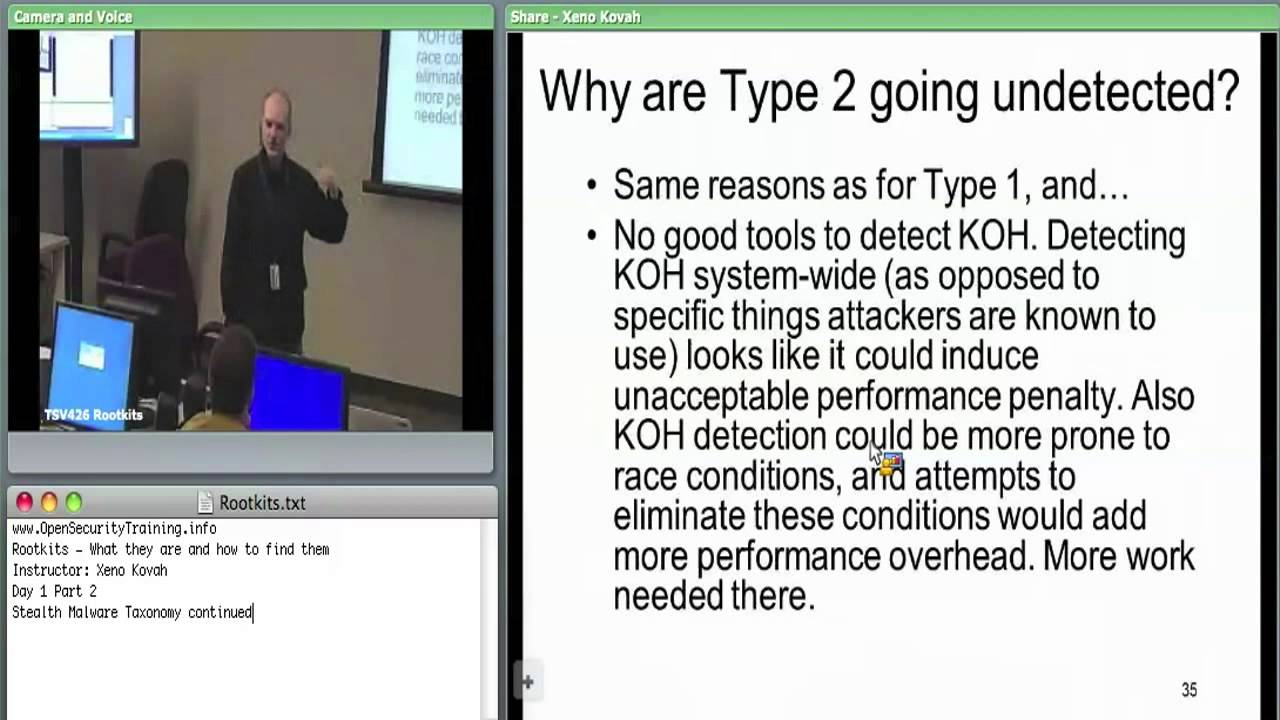 OpenSecurityTraining: Rootkits: What They Are, And How To Find Them ...