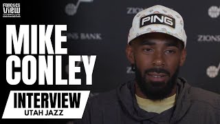 Mike Conley Explains Decision to Re-Sign With Utah Jazz & Utah's Additions of Whiteside/Rudy Gay