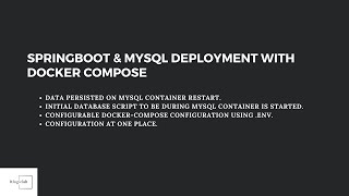 Springboot & MySQL deployment with Docker Compose