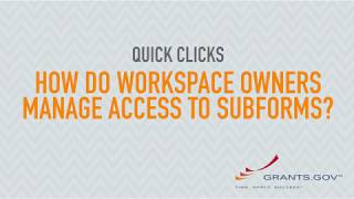Quick Clicks: How Do Workspace Owners Manage Access to Subforms?