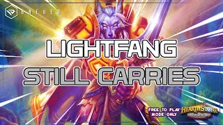 FORCING A LIGHTFANG MENAGERIE (F2P ADVENTURE) | Hearthstone Battlegrounds