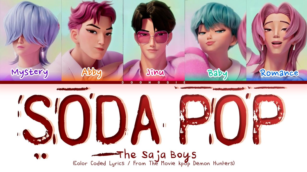 Saja Boys Soda Pop Color Coded Lyrics Youtube